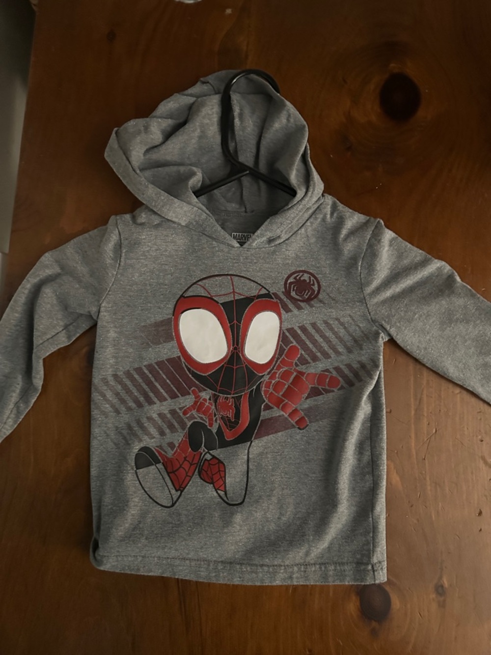 Marvel Gray Spider-Man Hoodie for Kids